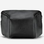 Leica Pouch, Leder schwarz, mit kleinem Vorderteil