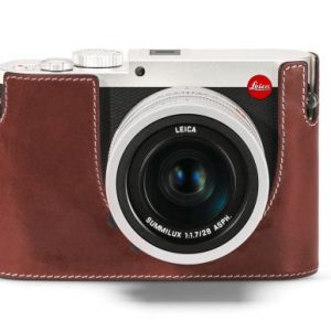 Leica Q Lederprotektor vintage braun