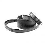 Leica Leder-Tragriemen, schwarz, mit breitem Schulterteil, ArtNr. 14455
