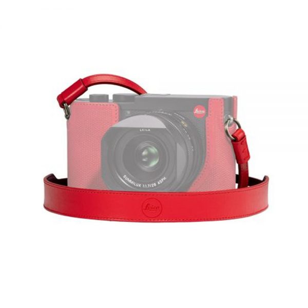 Leica Tragriemen Q2, rot, ArtNr. 19572