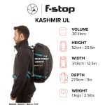 F-Stop Kashmir UL Series Rucksack black/blue – Essential Bundle