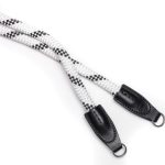 Leica Rope Strap, white and black, 126cm, designed by COOPH