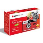 AgfaPhoto Reusable Photo Camera red, analoge Kleinbildkamera