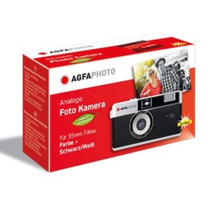 AgfaPhoto Reusable Photo Camera black, analoge Kleinbildkamera