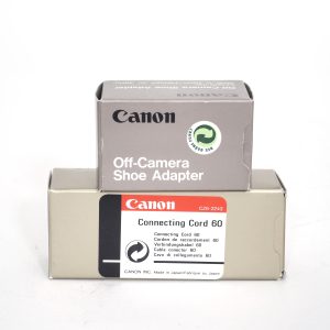 Canon OFF-Camera Shoe Adapter mit Connecting Cord 60 Kabel, OVP, inkl. 20% MwSt.