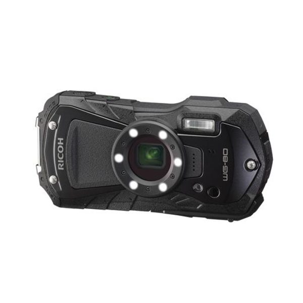 Ricoh WG-80 Special Edition schwarz inkl. Neoprencase/Strap+PH 16GB SD Karte/Tuch – Bild 3