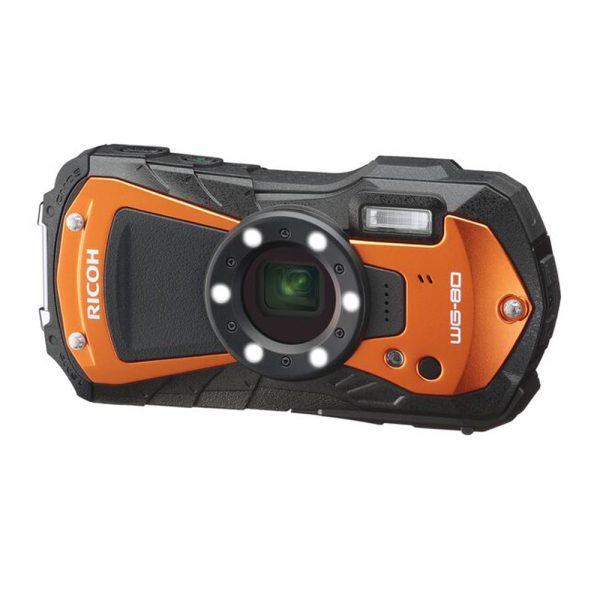 Ricoh WG-80 Special Edition orange inkl. Neoprencase/Strap+PH 16GB SD Karte/Tuch – Bild 2