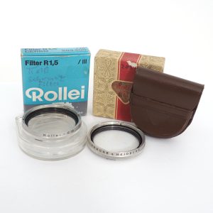Rolleiflex Filterset R 1,5 Art.Nr.203400, Rolleisoft Bajonett III, OVP, inkl. 20% MwSt.