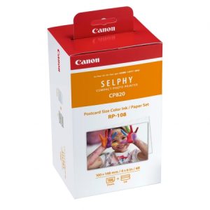 Canon RP-108 Papier + 10×15 cm Farbband 108 Blatt