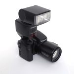 Olympus IS-3000 Kleinbildkamera mit Olympus 640 Blitzgerät, Anleitung, Tasche, inkl. 20% MwSt.