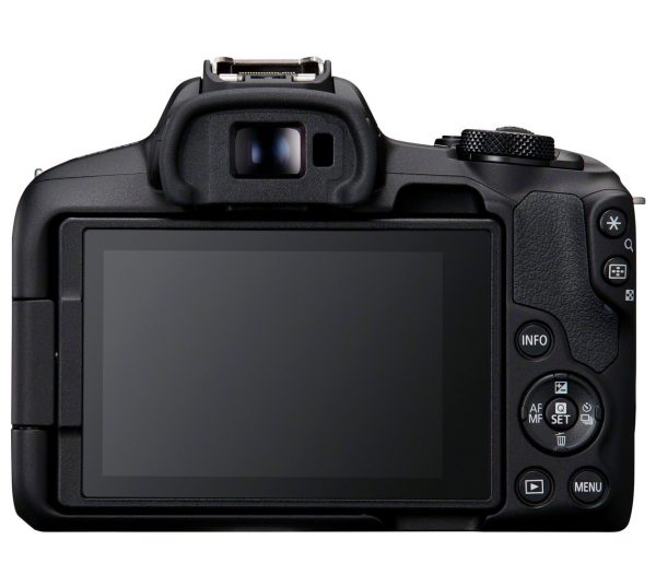 Canon EOS R50 schwarz + RF-S 18-45mm/4,5-6,3 IS STM Set mit Canon LP-E17 Akku + 32GB Speicherkarte – Bild 2
