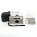 Leica Minilux Zoom Sn.2475864 mit Leica CF Blitz Sn.28719, Tasche, Anleitung