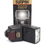 Sunpak 4000 AF Blitzgerät, OVP, für Nikon, inkl. 20% MwSt.