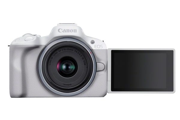 Canon EOS R50 + RF-S 18-45mm/4,5-6,3 IS STM white – Bild 2