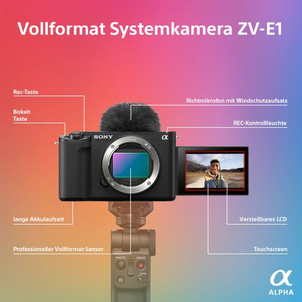 Sony Alpha ZV-E1 Gehäuse – Bild 4