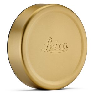 Leica Q3 Objektiv-Vorderdeckel, Messing, gestrahlt, ArtNr. 19661