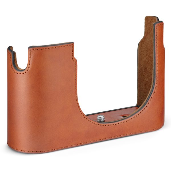 Leica Protektor Q3, Leder, cognac, ArtNr. 19652