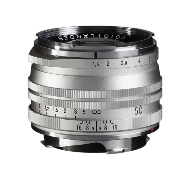 Voigtländer 50mm/1,5 Nokton VM II M.C. Vintage Line - Silber