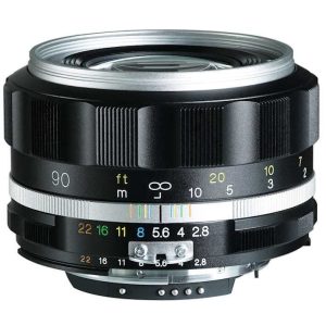 Voigtländer 90mm/2,8 APO-Skopar SLII-S Nikon AI-S (CPU) – Silber