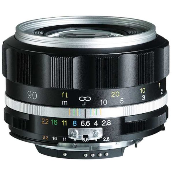 Voigtländer 90mm/2,8 APO-Skopar SLII-S Nikon AI-S (CPU) - Silber