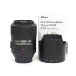 Nikon AF-S 105mm/2,8 G, ED, VR, N, Sonnenblende, Anleitung