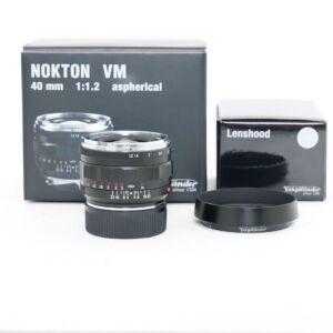 Voigtländer 40mm/1,2 Nokton, asphärisch VM, Sonnenblende, OVP, 1 Jahr Garantie, für Leica M