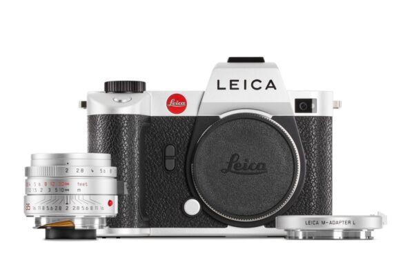 Leica SL2 Silver Glow Outfit – Kit inkl. Summicron M 35mm/2 silber ASPH + M/L Adapter silber, ArtNr. 10896 – Bild 4