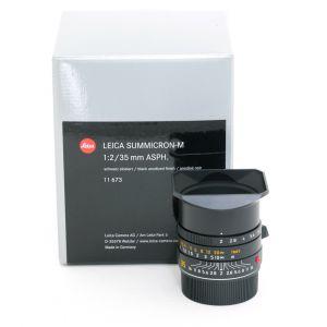 Leica M Summicron 35mm/2 ASPH. schwarz, Sn. 4815526, Art. 11673, 6-Bit codiert, OVP, 6 Monate Garantie