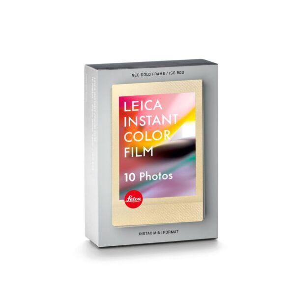 Leica Sofort Farbbild Kassette, 10 Fotos, neo gold, ArtNr. 19678
