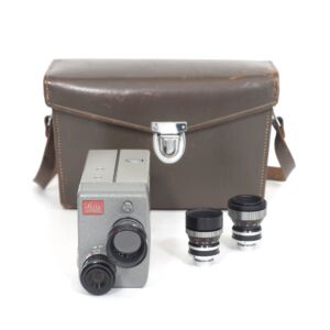 Leica Leicina N8 Kamera Set ohne Funktion mit 2 Vorsätzen, Tasche, inkl. 20% MwSt.