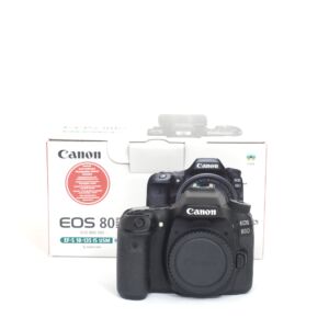 Canon EOS 80 D Gehäuse (58026 Auslösungen), 2.Akku, OVP