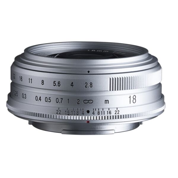 Voigtländer 18mm/2,8 Color-Skopar X-Mount - silber