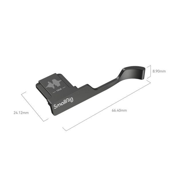 SmallRig Daumenstütze schwarz + Softauslöser rot für Fujifilm X100VI / X100V – Bild 2