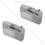 SmallRig Daumenstütze schwarz + Softauslöser rot für Fujifilm X100VI / X100V