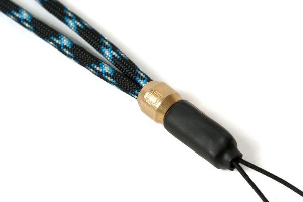 Artisan & Artist Paracord Kompaktkamera-Handschlaufe blau/schwarz ACAM-P04H BKBL – Bild 2