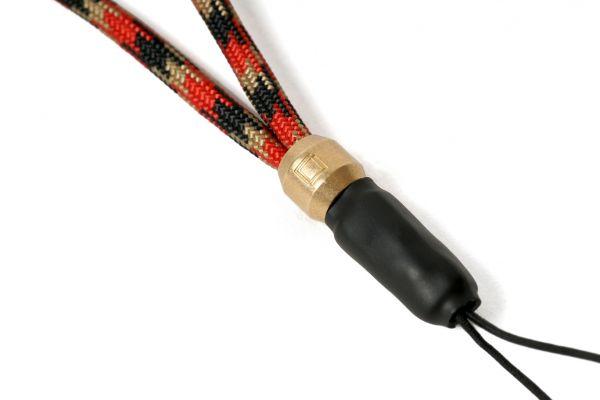 Artisan & Artist Paracord Kompaktkamera-Handschlaufe rot/schwarz ACAM-P04H REBK – Bild 3