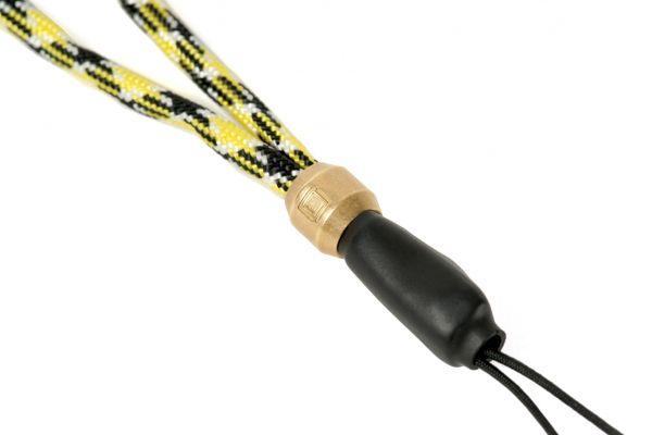 Artisan & Artist Paracord Kompaktkamera-Handschlaufe gelb/schwarz ACAM-P04H YLBK – Bild 3