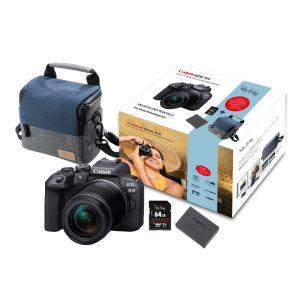 Canon EOS R10 + RF-S 18-150mm/3,5-6,3 IS STM Special Edition Kit inkl. Akku, 64GB SD-Karte und Tasche