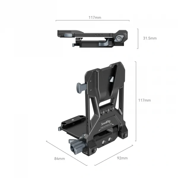 SmallRig 4064B Compact V-Mount Battery Mounting System – Bild 4
