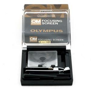 Olympus OM Mattscheibe 1-12 für OM-1 und OM-2, OVP, inkl. 20% MwSt.