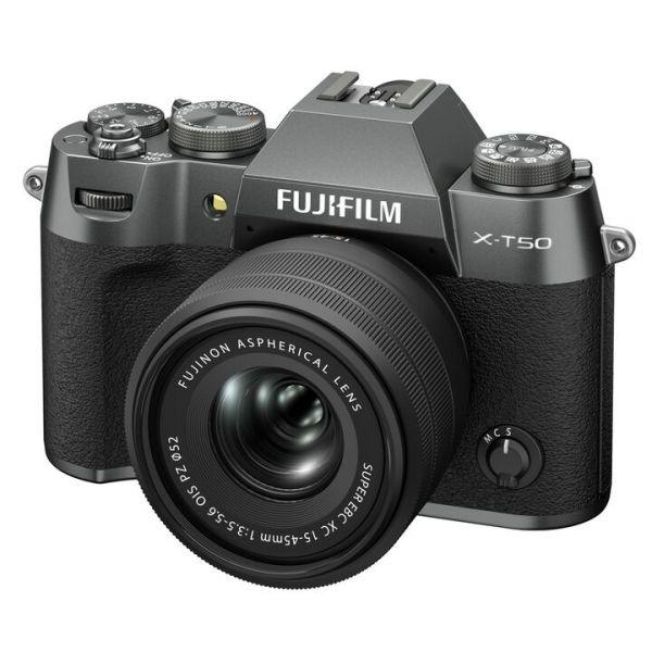 Fujifilm X-T50 Gehäuse anthrazit + XC 15-45mm/3,5-5,6 OIS PZ – Bild 2