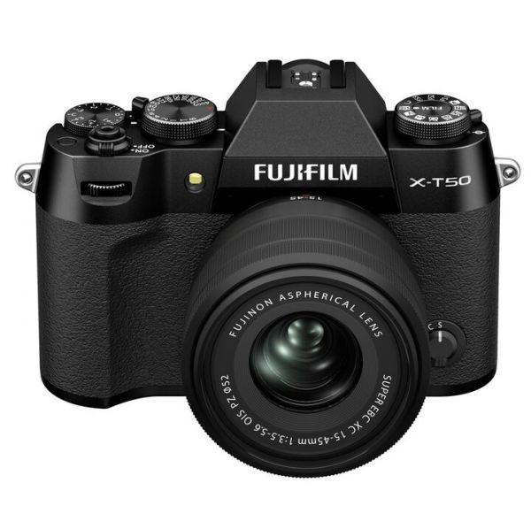 Fujifilm X-T50 Gehäuse schwarz + XC 15-45mm/3,5-5,6 OIS PZ – Bild 2