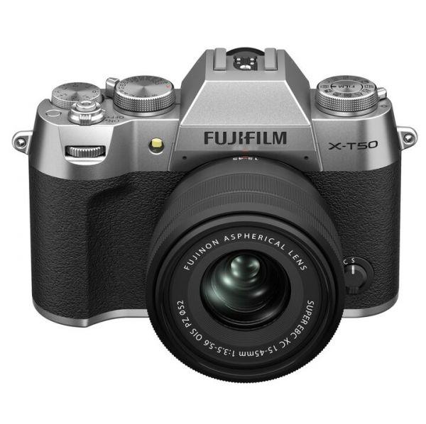 Fujifilm X-T50 Gehäuse silber + XC 15-45mm/3,5-5,6 OIS PZ – Bild 3