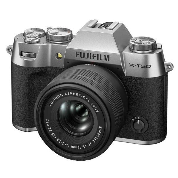 Fujifilm X-T50 Gehäuse silber + XC 15-45mm/3,5-5,6 OIS PZ – Bild 5