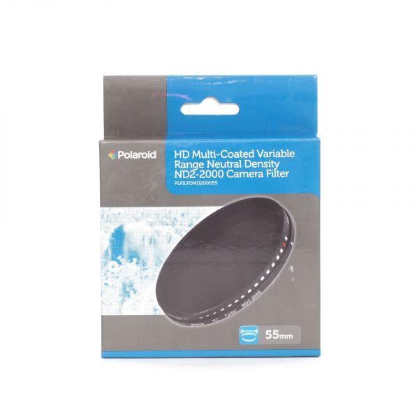Polaroid HD Multi-Coated Variable Range ND2-2000 Filter, 55mm