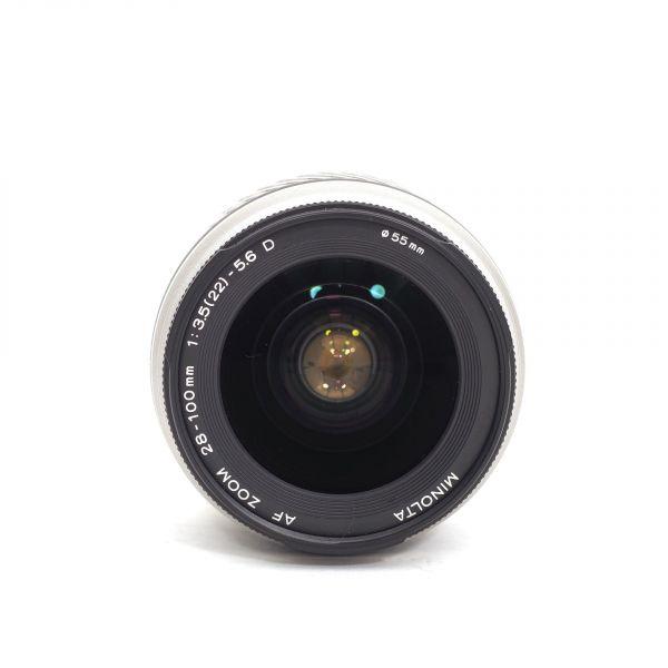 Minolta AF 28-100mm/3,5-5,6 D silber, Sonnenblende, inkl. 20% MwSt. – Bild 3