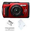 OM System TG-7 Special Edition rot inkl. Akku, Peter Hadley Mikrofasertuch – Bild 2