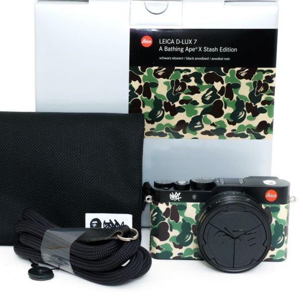 Leica D-Lux 7 "A Bathing Ape" Edition Ausstellungsstück, Art. Nr. 19167, Sn. 5484742, Beutel, Rope Strap, OVP, 2 Jahre Garantie, inkl. 20% MwSt.