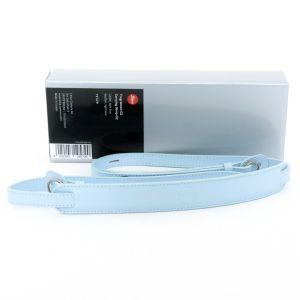 Leica Trageriemen Q, Leder, Light Blue, Art. Nr. 19579, Ausstellungsstück, OVP, inkl. 20% MwSt.