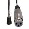 Hosa XVM-101F Mikrofonkabel, XLR3F auf 3,5mm TRS – Bild 2
